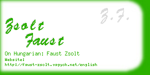 zsolt faust business card